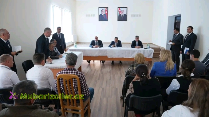Goranboyda növbəti səyyar qəbul Aşağı Ağcakənd qəsəbəsində keçirildi