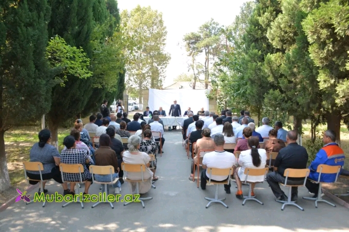 Müstəqim Məmmədov Seydimli kənd sakinləri ilə görüşüb