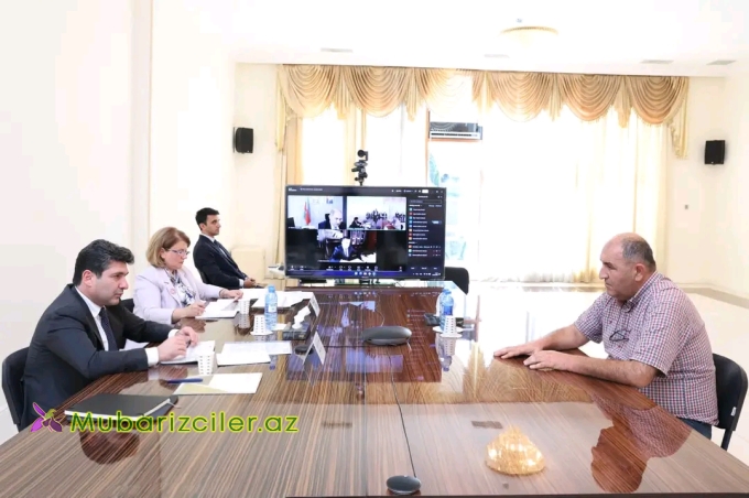 Anar Axundov Goranboy şəhərində vətəndaşları qəbul edib