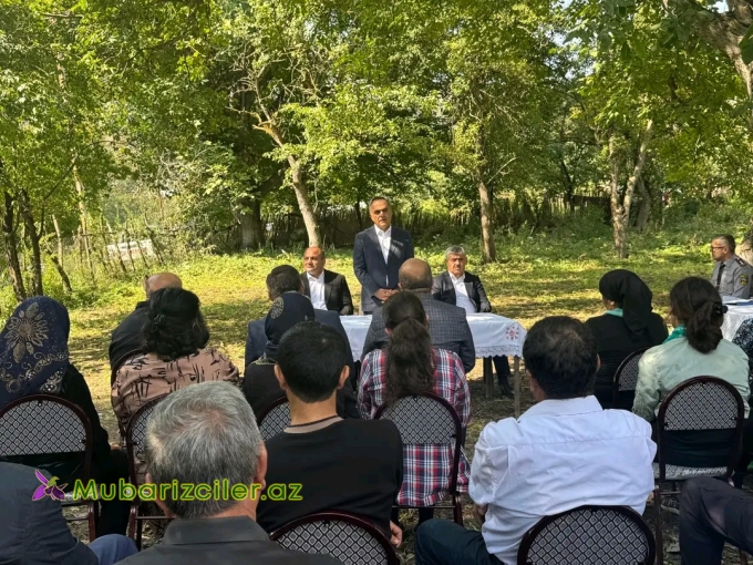 Goranboyda növbəti səyyar qəbul Buzluq kəndində keçirildi