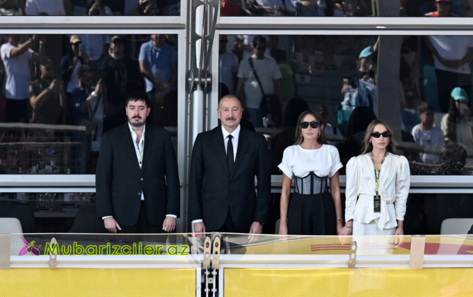 Prezidentin sosial media hesablarında Formula 1-lə bağlı paylaşım edilib
