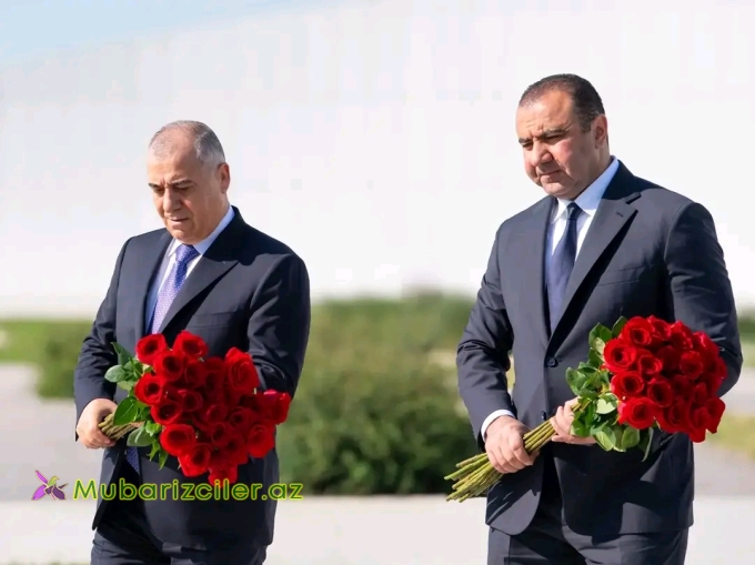 Əli Nağıyev və Orxan Sultanov Zəfər parkını ziyarət etdi