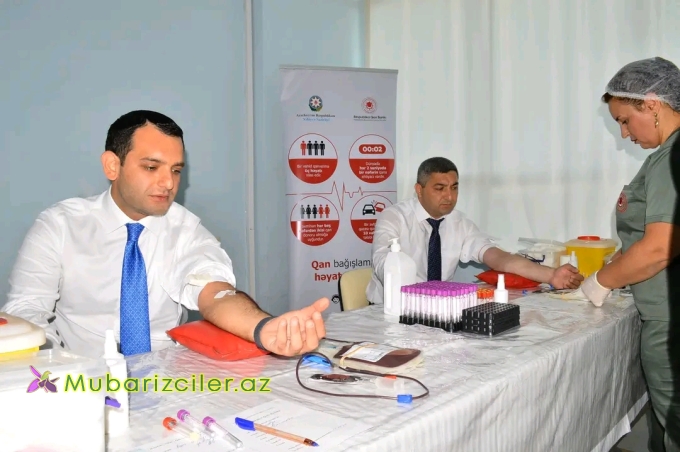 Naftalanda qanvermə aksiyası keçirilib