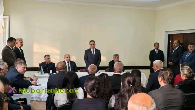 Goranboyda növbəti səyyar qəbul Şadılı kəndində keçirildi
