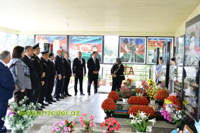 Naftalanda şəhidlərin xatirəsi yad dilib