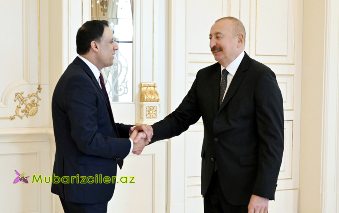 Prezident Böyük Britaniyanın nazirini qəbul etdi