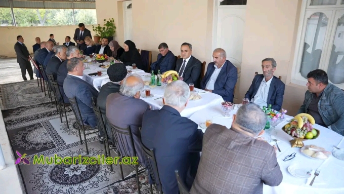Goranboyun İcra başçısı şəhid ailələri ilə görüşüb