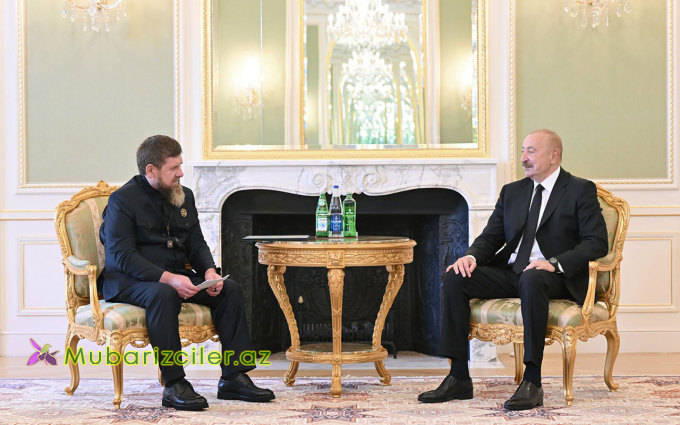 İlham Əliyev Kadırovu qəbul etdi