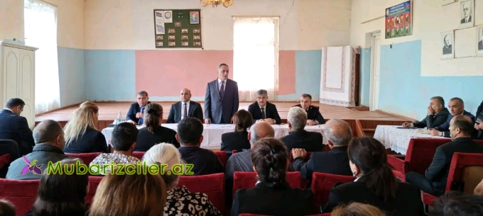 Goranboyda növbəti səyyar qəbul Qaradağlı kəndində keçirildi